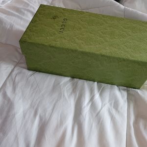 Gucci shoe box with bags